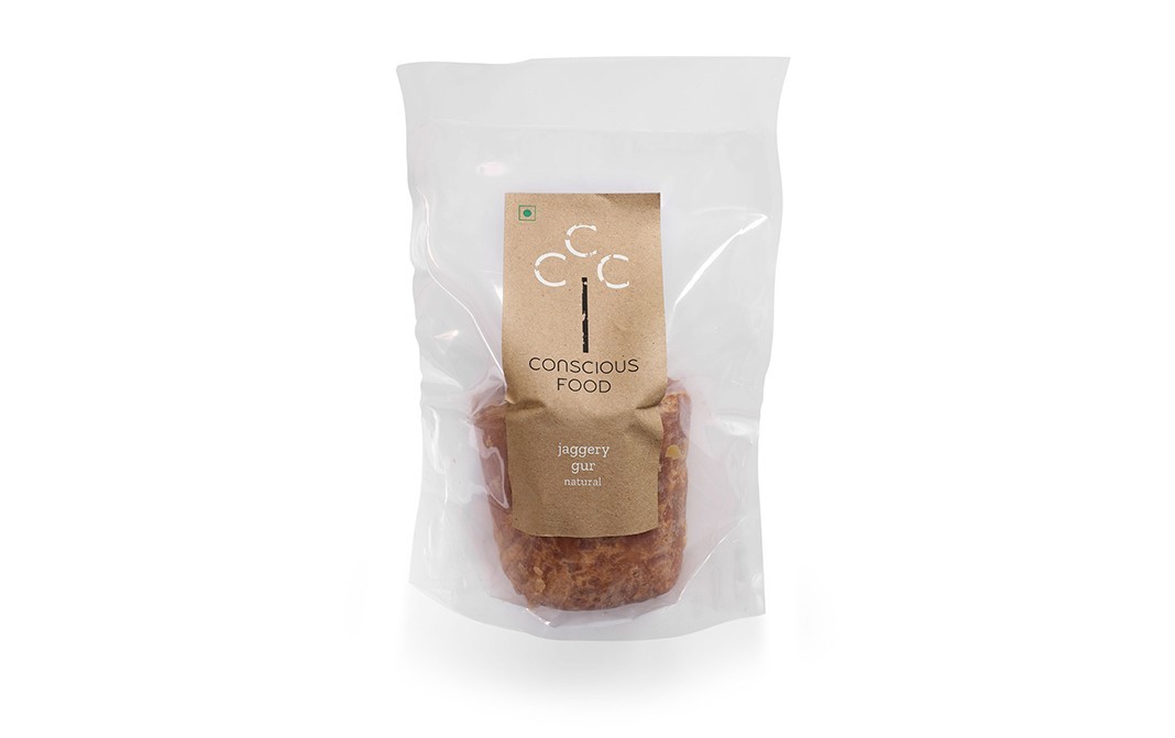 Conscious Food Jaggery Gur Natural    Pack  925 grams